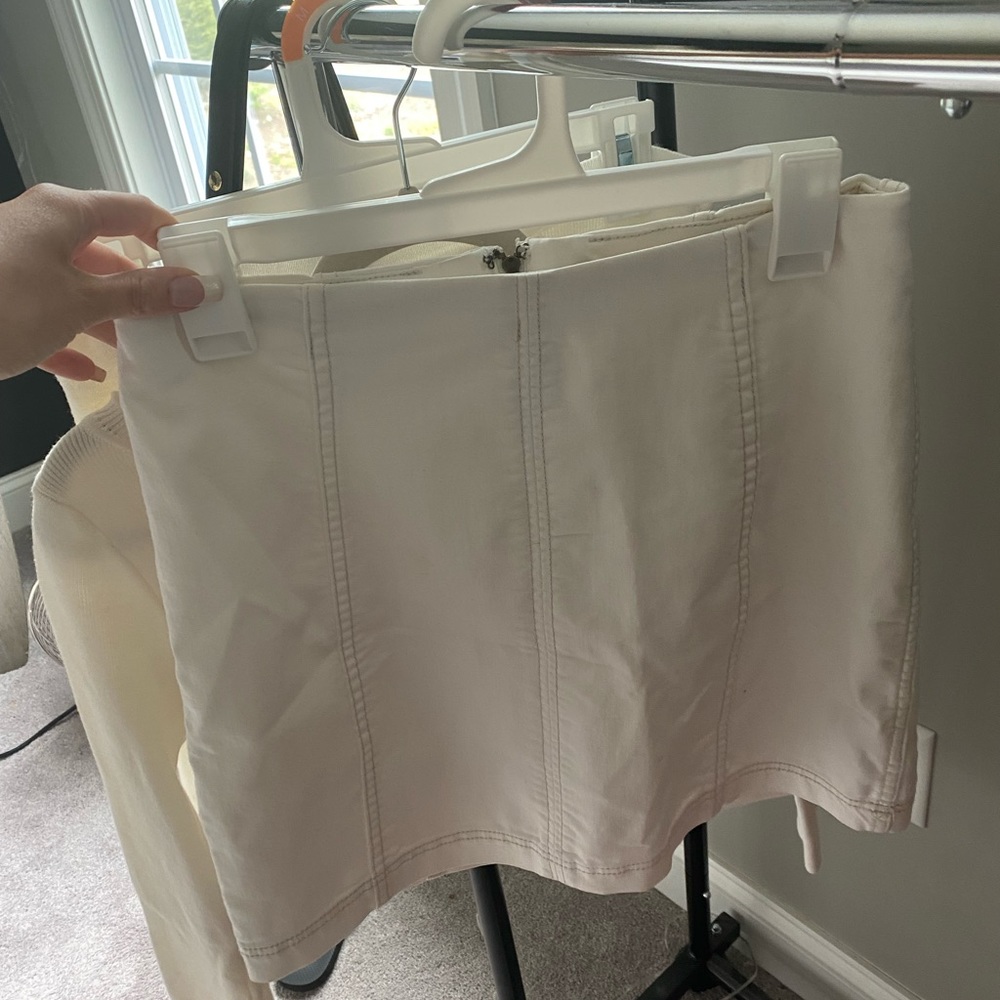 Free People Jean Skirt